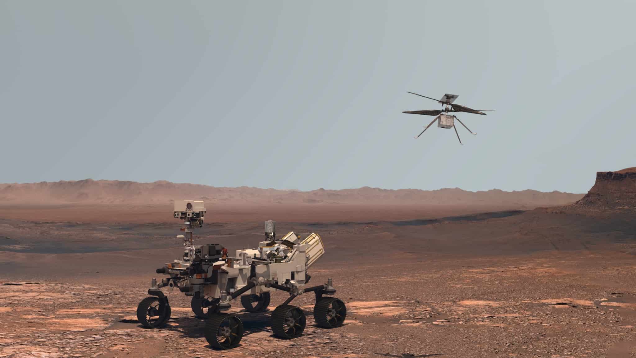 mars rover helicopter
