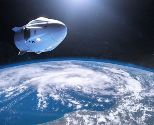 SpaceX-Crew-Dragon Spaceship