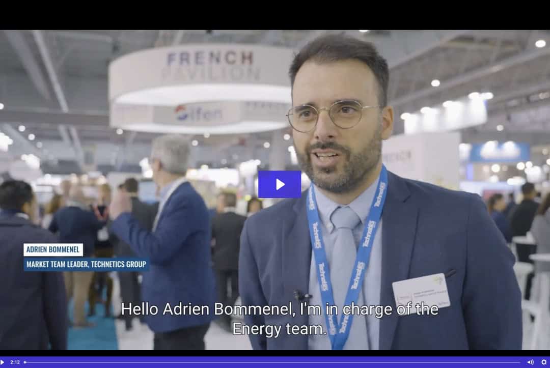 Adrien Bommenel at the World Nuclear Exhibition